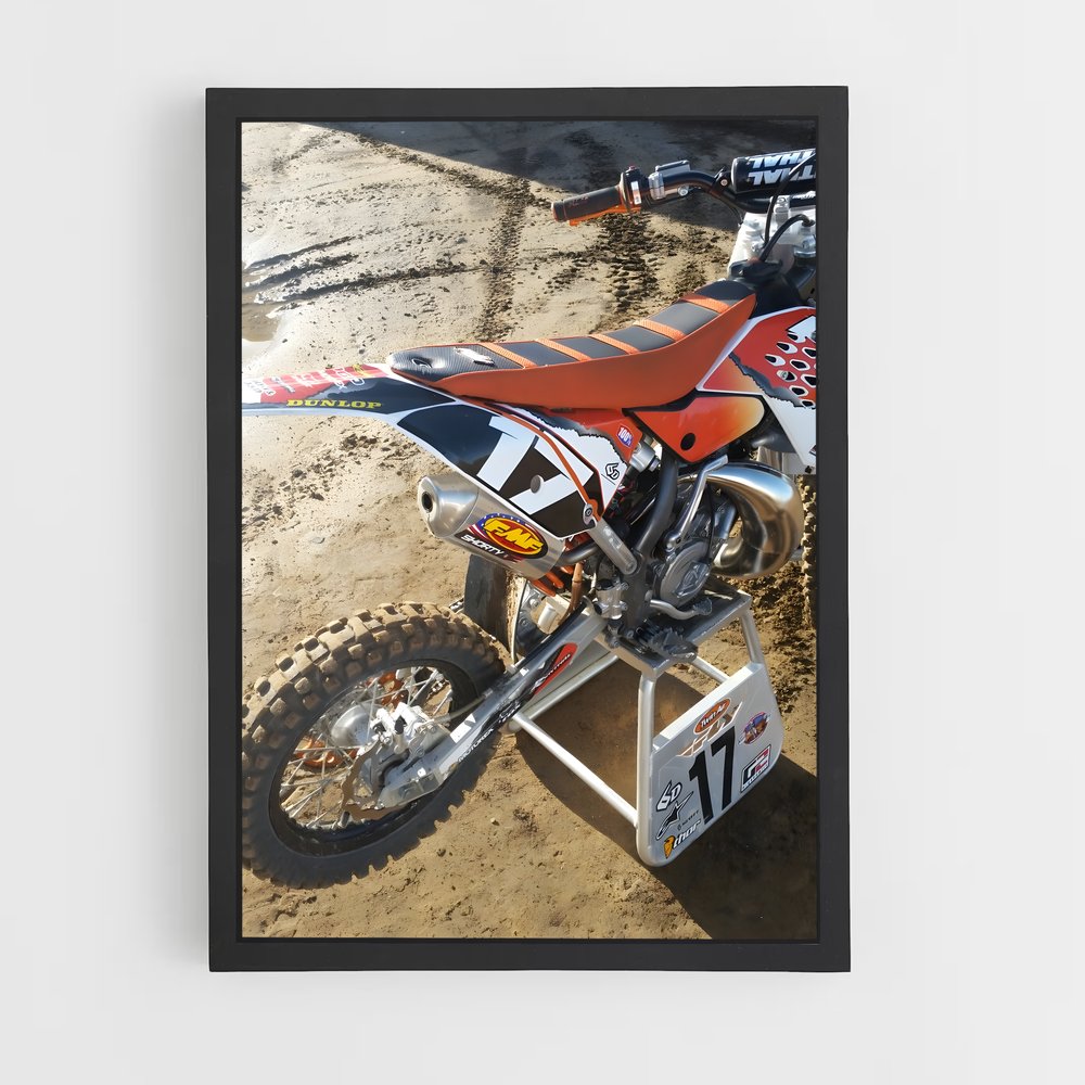 Poster sx éclatant – affiche KTM Moto (vue 2)